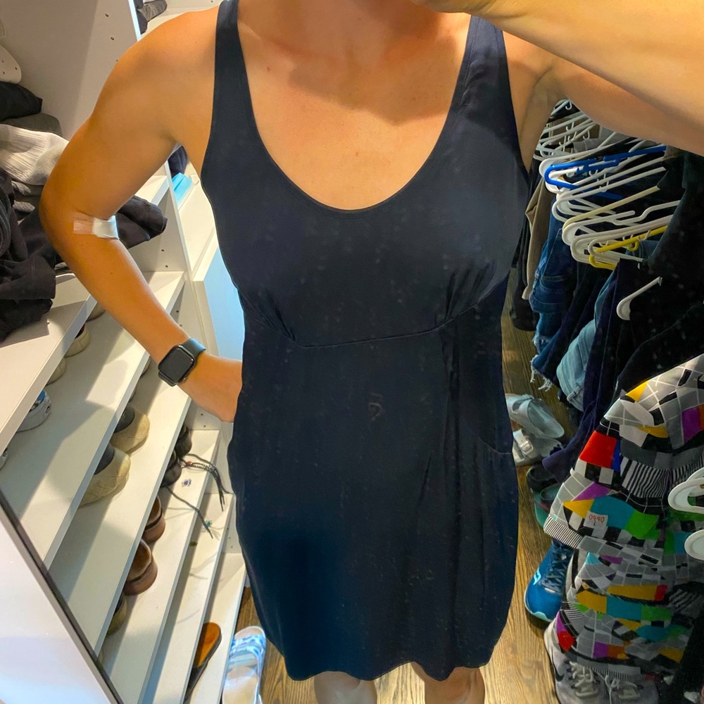 Barney’s New York CO-OP Blue Silk Dress